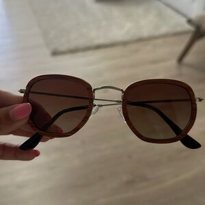 Woodies brown sunglasses- LIKE NEW
